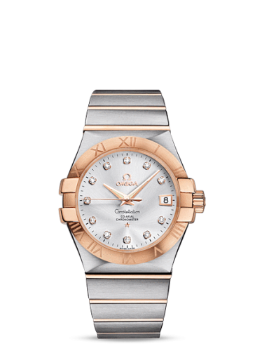 Omega Constellation Co-Axial 35 Stainless Steel / Red Gold / Silver